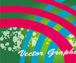 retro rounds lines free vector
